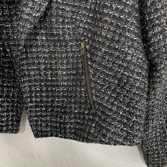 Lane Bryant Black and White Tweed Blazer - Picture 8 of 13